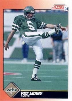 Pat Leahy New York Jets 1991 Score NFL #366